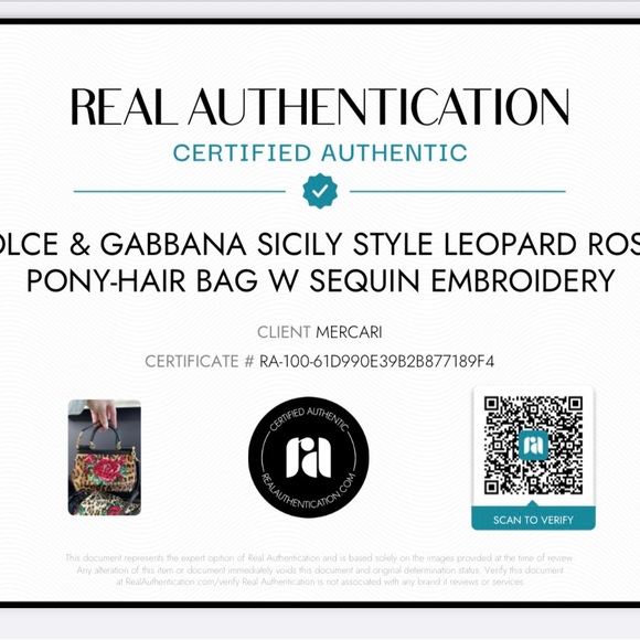 DOLCE & GABBANA Sicily Leopard Roses Pony-hair Bag  W Sequin Embroidery - Picture 3 of 15